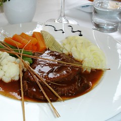 Rindsbraten an Barolo