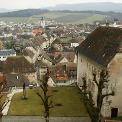 Blick auf die Altstadt Porrentruy