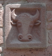 Altes Wandrelief Ochsengasse Basel