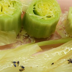 Lauch/Käse, Fenchel/Lavendel