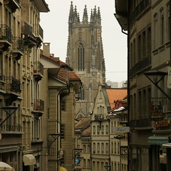 Rue de Lausanne und Kathedrale