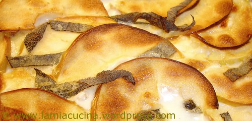 Kartoffel-Apfel-Salbei-Gratin