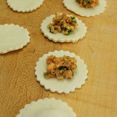 Pomponettes, rund von Hand