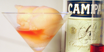 Sorbetto di pompelmo rosso