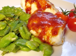 Seeteufel an Tomatenbalsam