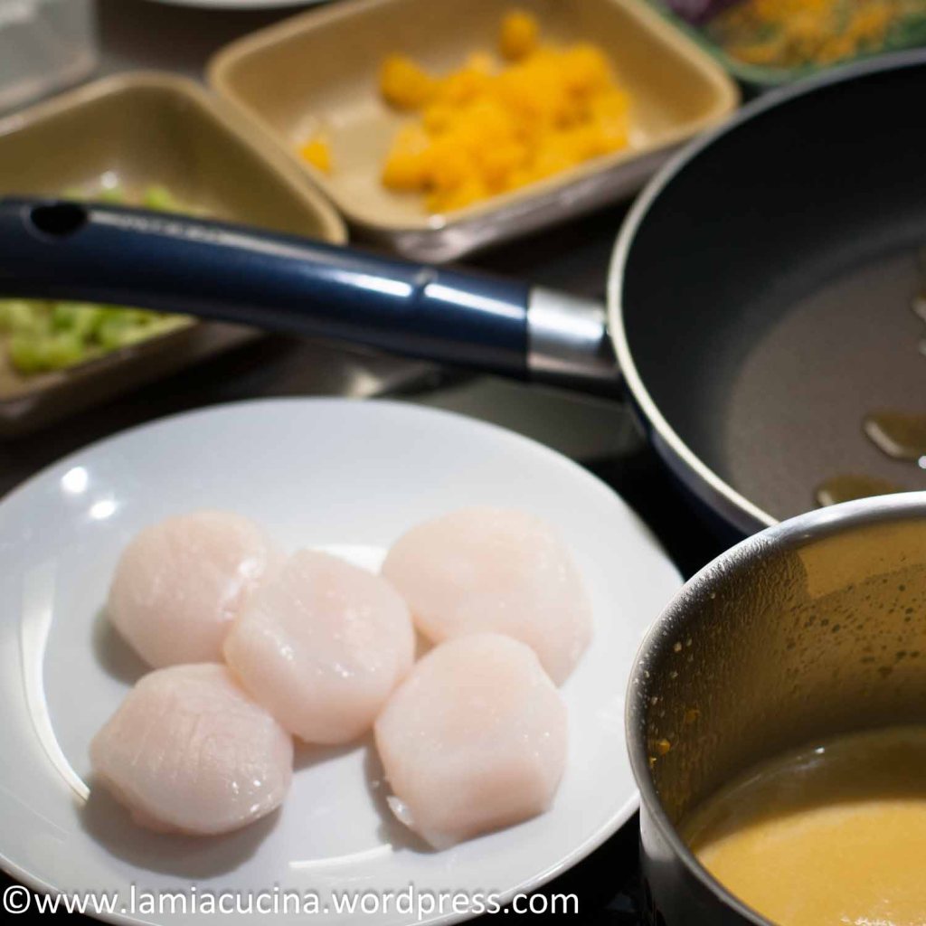 Jakobsmuscheln an Limettensauce