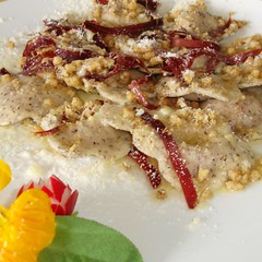 Buchweizenravioli mit Walnüssen